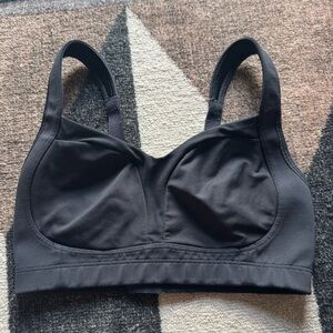 Lululemon Black Racerback Sports Bra with Moisture-Wicking Fabric